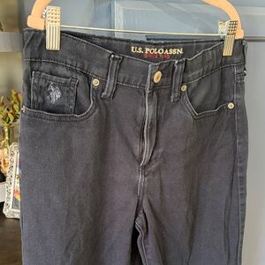 U.S. Polo Assn. Boys Navy Straight Leg Pants